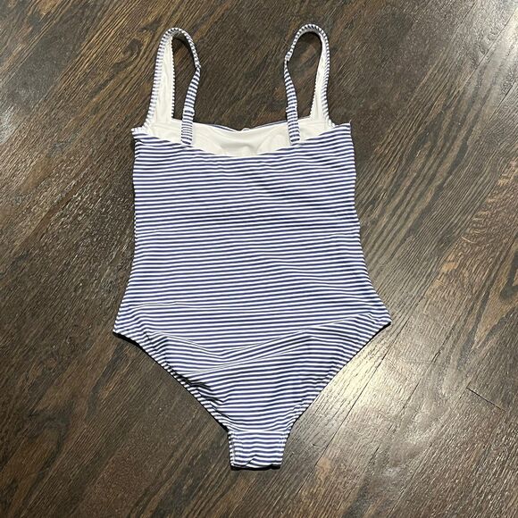 SEA LEVEL AUSTRALIA Sorrento Striped One-Piece Ruched Swimsuit Women's Size US 6 - Picture 3 of 9